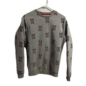 NEW Denim & Flower Ricky Singh Men's Christmas‎ Crew Sweatshirt Size SMALL